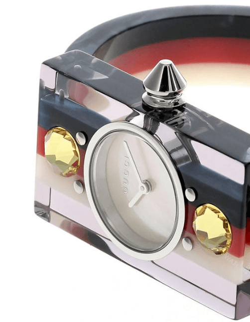  Shop Authentic Gucci Web Pink Mother of Pearl Dial Watch For Women - YA143524 - Luxxuri