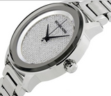  Shop Authentic Michael Kors Kinley Diamond Pave Silver Dial Silver Steel Strap Watch for Women - MK5996 - Luxxuri