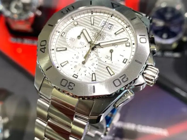  Shop Authentic Tag Heuer Aquaracer Professional 200 Date White Dial Silver Steel Strap Watch for Men - CBP1111.BA0627 - Luxxuri
