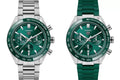  Shop Authentic Tag Heuer Carrera Chronograph 44mm Green Dial Silver Steel Strap Watch for Men - CBN2A1N.BA0643 - Luxxuri