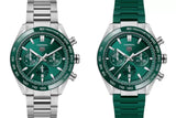  Shop Authentic Tag Heuer Carrera Chronograph 44mm Green Dial Green Steel Strap Watch for Men - CBN2A1N.FT6238 - Luxxuri