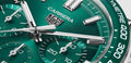  Shop Authentic Tag Heuer Carrera Chronograph 44mm Green Dial Silver Steel Strap Watch for Men - CBN2A1N.BA0643 - Luxxuri