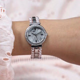  Shop Authentic Guess Gala Diamonds Silver Dial Two Tone Steel Strap Watch for Women - GW0531L1 - Luxxuri