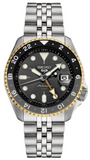  Shop Authentic Seiko 5 Sports GMT US Special Edition Automatic Grey Dial Silver Steel Strap Watch For Men - SSK021K1 - Luxxuri