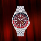  Shop Authentic Seiko 5 Sports Thong Sia Limited Edition Red Dial Silver Steel Strap Watch For Men - SSK031K1 - Luxxuri