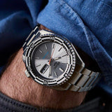  Shop Authentic Seiko 5 Sports Special Edition Silver Dial Silver Steel Strap Watch For Men - SRPK09K1 - Luxxuri