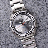  Shop Authentic Seiko 5 Sports Special Edition Silver Dial Silver Steel Strap Watch For Men - SRPK09K1 - Luxxuri