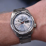  Shop Authentic Seiko 5 Sports Special Edition Silver Dial Silver Steel Strap Watch For Men - SRPK09K1 - Luxxuri