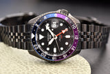  Shop Authentic Seiko Automatic SKX GMT Yuto Horigome Limited Edition Black Dial Black Steel Strap Watch For Men - SSK027K1 - Luxxuri