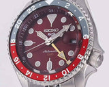  Shop Authentic Seiko 5 Sports Thong Sia Limited Edition Red Dial Silver Steel Strap Watch For Men - SSK031K1 - Luxxuri