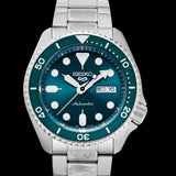  Shop Authentic Seiko 5 Sports Automatic Green Dial Silver Steel Strap Watch For Men - SRPD61K1 - Luxxuri
