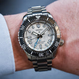  Shop Authentic Seiko Prospex Sea Arctic Ocean GMT Limited Edition Silver Dial Silver Steel Strap Watch For Men - SPB439J1 - Luxxuri