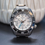  Shop Authentic Seiko Prospex Sea Arctic Ocean GMT Limited Edition Silver Dial Silver Steel Strap Watch For Men - SPB439J1 - Luxxuri