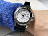  Shop Authentic Seiko Shogun Prospex Titanium Divers Automatic White Dial Black Rubber Strap Watch For Men - SPB191J1 - Luxxuri