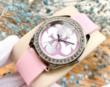 Shop Authentic Guess G-Twist Diamonds Silver Dial Pink Rubber Strap Watch for Women - W1240L1 - Luxxuri