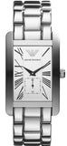  Shop Authentic Emporio Armani Classic White Dial Silver Steel Strap Watch For Men - AR0145 - Luxxuri