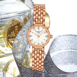  Shop Authentic Tissot Lovely Mother of Pearl Dial Rose Gold Steel Strap Watch for Women - T140.009.33.111.00 - Luxxuri