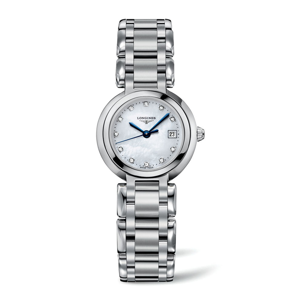  Shop Authentic Longines PrimaLuna Mother of Pearl Dial Silver Steel Strap Watch for Women - L8.110.4.87.6 - Luxxuri