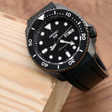  Shop Authentic Seiko 5 Sport Automatic Black Dial Black Silicone Strap Watch For Men - SRPD65K3 - Luxxuri