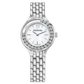  Shop Authentic Swarovski Lovely Crystals Mini White Dial Silver Steel Strap Watch for Women - 5242901 - Luxxuri