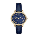 Michael Kors Whitley Quartz Blue Dial Blue Leather Strap Watch For Women - MK2429