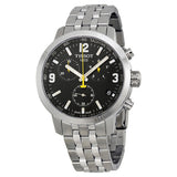  Shop Authentic Tissot PRC 200 Chronograph Black Dial Stainless Steel Watch For Men - T0554171105700 - Luxxuri
