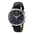  Shop Authentic Tissot Tradition Chronograph Black Dial Black Leather Strap Watch For Men - T0636171605700 - Luxxuri