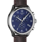  Shop Authentic Tissot Chrono XL Classic Blue Dial Brown Leather Strap Watch For Men - T116.617.16.047.00 - Luxxuri