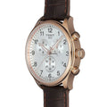  Shop Authentic Tissot Chrono XL Classic Silver Dial Brown Leather Strap Watch For Men - T116.617.36.037.00 - Luxxuri