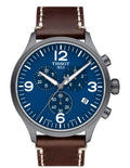  Shop Authentic Tissot Chrono XL Blue Dial Brown Leather Strap Watch For Men - T116.617.36.047.00 - Luxxuri