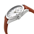  Shop Authentic Tissot Gentleman Silver Dial Brown Leather Strap Watch For Men - T127.410.16.031.00 - Luxxuri
