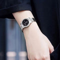  Shop Authentic Tissot Le Locle Automatic Lady Black Dial Silver Steel Strap Watch For Women - T006.207.11.058.00 - Luxxuri