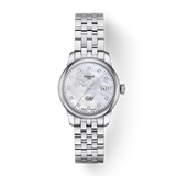  Shop Authentic Tissot Le Locle Automatic Diamonds Mother of Pearl Dial Silver Steel Strap Watch For Women - T006.207.11.116.00 - Luxxuri