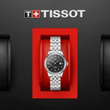  Shop Authentic Tissot Le Locle Automatic Diamonds Mother of Pearl Black Dial Silver Steel Strap Watch For Women - T006.207.11.126.00 - Luxxuri