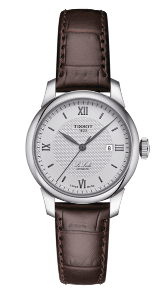  Shop Authentic Tissot T Classic Le Locle Automatic Silver Dial Brown Leather Strap Watch For Women - T006.207.16.038.00 - Luxxuri