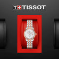  Shop Authentic Tissot Le Locle Automatic Diamonds Mother of Pearl White Dial Two Tone Steel Strap Watch For Women - T006.207.22.116.00 - Luxxuri