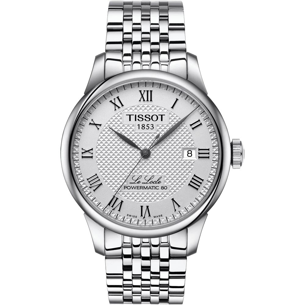  Shop Authentic Tissot Le Locle Powermatic 80 Silver Dal Silver Steel Strap Watch For Men - T006.407.11.033.00 - Luxxuri