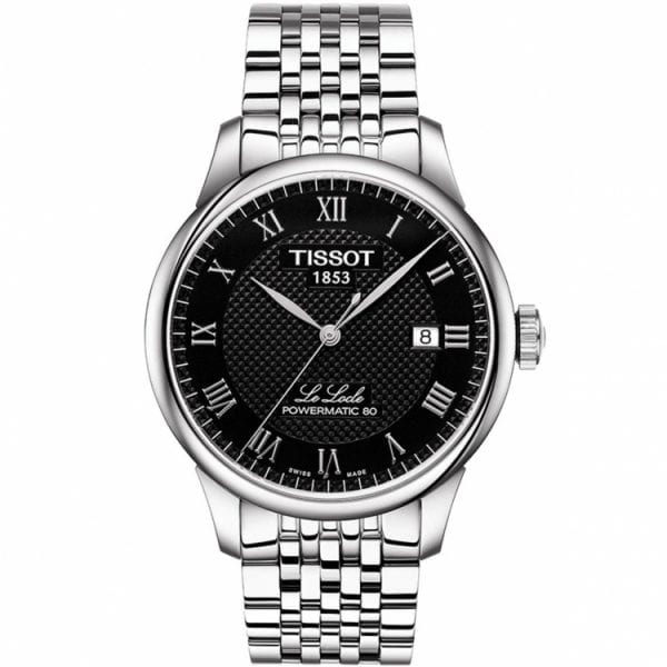  Shop Authentic Tissot Le Locle Powermatic 80 Black Dial Silver Steel Strap Watch For Men - T006.407.11.053.00 - Luxxuri