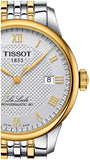  Shop Authentic Tissot T Classic Le Locle Powermatic 80 Silver Dial Two Tone Steel Strap Watch For Men - T0064072203301 - Luxxuri
