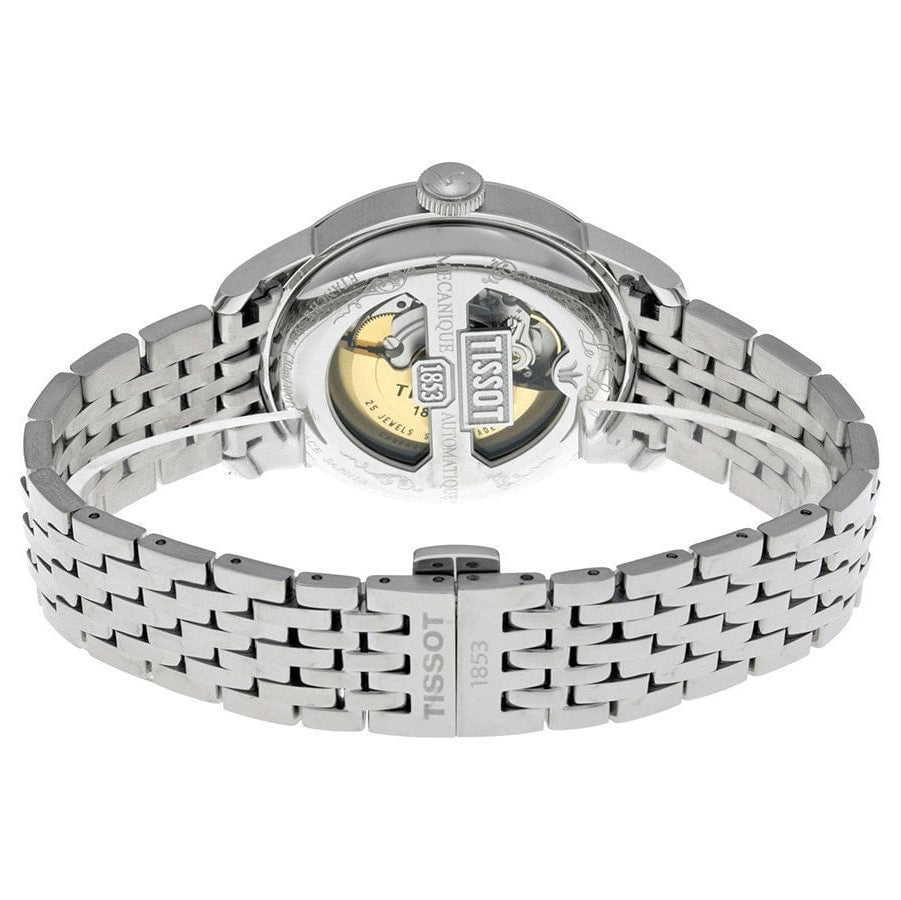  Shop Authentic Tissot Le Locle Automatic Black Dial Silver Steel Strap Watch For Men - T006.408.11.057.00 - Luxxuri