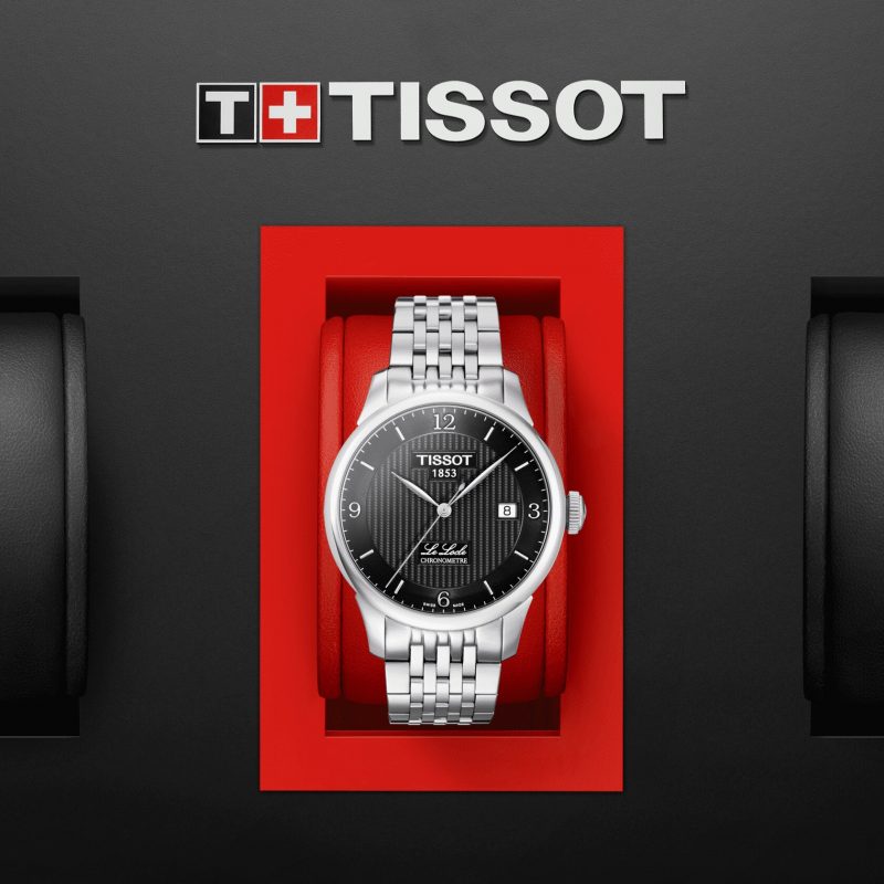  Shop Authentic Tissot Le Locle Automatic Black Dial Silver Steel Strap Watch For Men - T006.408.11.057.00 - Luxxuri