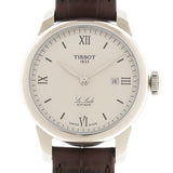  Shop Authentic Tissot T Classic Le Locle Automatic Silver Dial Brown Leather Strap Watch For Women - T006.207.16.038.00 - Luxxuri