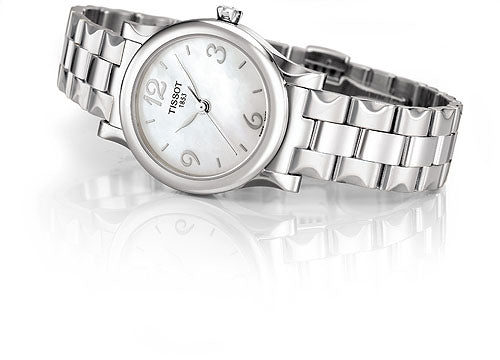 Tissot Stylis-T Mother of Pearl Dial Watch For Women - T028.210.11.117.02