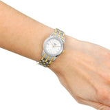  Shop Authentic Tissot T Classic Dream Mother of Pearl Dial Two Tone Steel Strap Watch For Women - T033.210.22.111.00 - Luxxuri