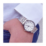  Shop Authentic Tissot T Classic Dream White Dial Silver Steel Strap Watch for Men - T033.410.11.013.01 - Luxxuri