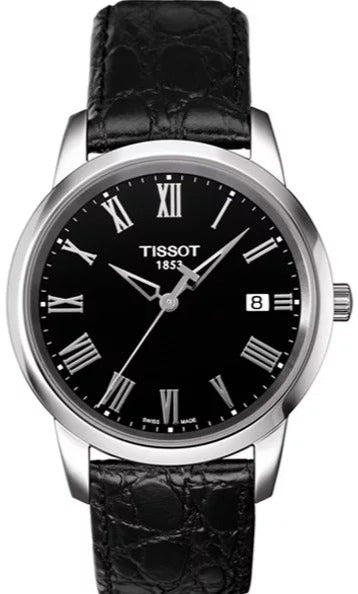  Shop Authentic Tissot Classic Dream Black Dial Black Leather Strap Watch for Men - T033.410.16.053.01 - Luxxuri