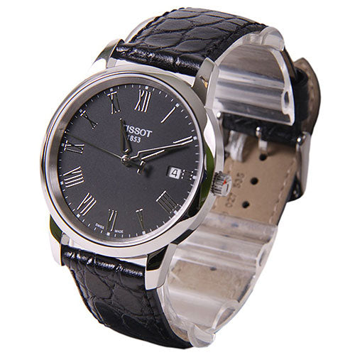  Shop Authentic Tissot Classic Dream Black Dial Black Leather Strap Watch for Men - T033.410.16.053.01 - Luxxuri