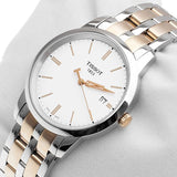  Shop Authentic Tissot T Classic Dream White Dial Two Tone Steel Strap Watch for Men - T033.410.22.011.01 - Luxxuri