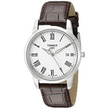  Shop Authentic Tissot T Classic Dream White Dial Brown Leather Strap Watch for Men - T033.410.16.013.01 - Luxxuri