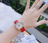  Shop Authentic Tissot Couturier Lady Silver Dial Red Leather Strap Watch for Women - T035.210.16.031.01 - Luxxuri